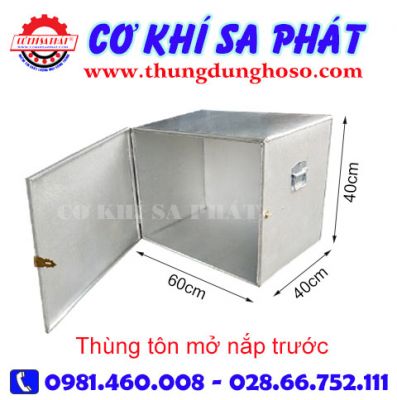 Thùng đựng hồ sơ mở nắp hông KT 60cm x 40cm x 40cm